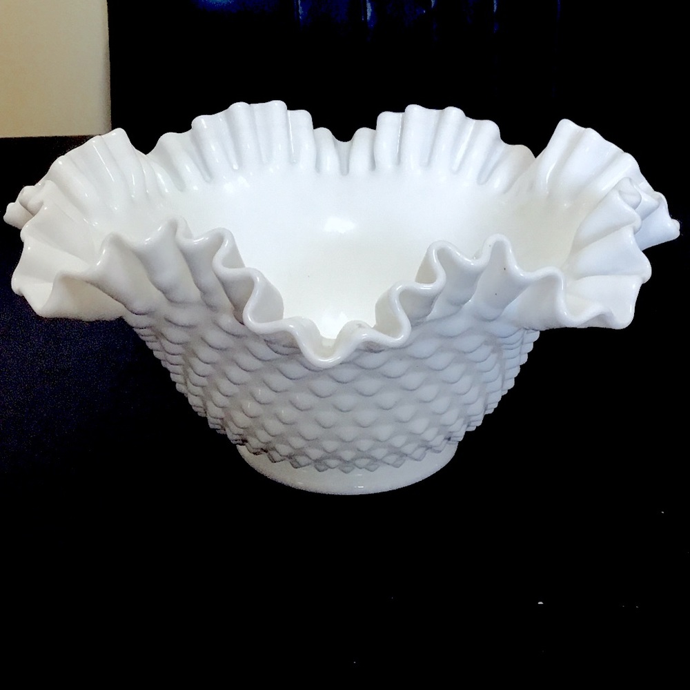 Milk Glass Bowl